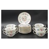 Set of Aynsley Pembroke Cream Soups