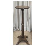 Wooden Pedestal Stand w/ Octagonal Top