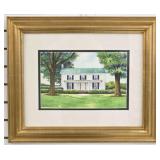 Framed Watercolor By Roger Kammerer