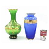 Cristallerie Italiane & Hollywood Regency Vases