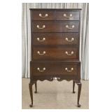 Mahogany Queen Anne Highboy