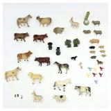 Vintage Miniature Farm Animals & Accessories