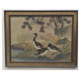 "Geese and Robin" by Fu-San