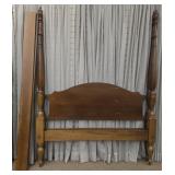 Craftique Mahogany Four Poster Queen Bed