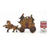 Cast Iron Royal Mail Coach Doorstop