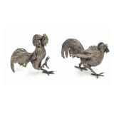 Bronze Table Roosters