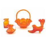 Collection of Fenton & West Virginia Glass