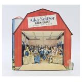 Alka-Seltzer Barn Dance Display Sign