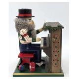 Nutcracker Village w/ Piano Player Music Box