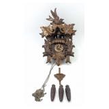 Albert Schwab Cuckoo Clock w/ Swiss Works