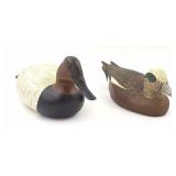 Signed William Brooks & Norman Hancock Decoys