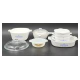 Blue Cornflower Corning Ware & Anchor Hocking