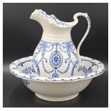 Blue & White Bowl & Pitcher Set (Marriage)