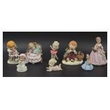 Various Porcelain Children Figurines