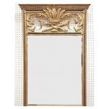 Neoclassical Gilt and Carved Mirror