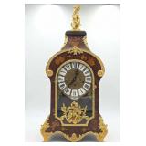 Tiffany Boulle Mantle Clock w/ Ormolu