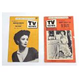 1951 TV News Magazines w/Covers