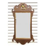 Mahogany Queen Anne Mirror with Eagle