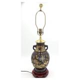 Champleve Bronze Table Lamp