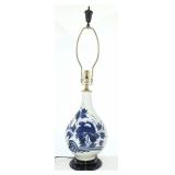Japanese Ceramic Sake Jug Lamp