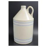 Stoneware Jug w/ Blue Banding