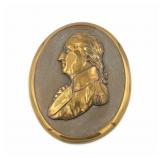 11 3/4" Bronze Plaque of George Washington