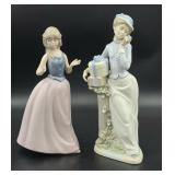 Two Nadal Porcelain Ladies