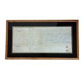 1791 Land Indenture, Cumberland County, New Jersey