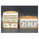 Two Spice Rack Sets w/ Dancers