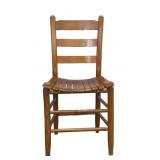 Oak Ladder Back Chair w/ Slat Seat