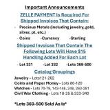 IMPORTANT - Auction Announcements