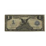 1899 $1 Silver Certificate Note w/Black Eagle