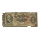 1886 $1 Silver Certificate 'Martha' Note