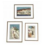Three Signed Greek Silkscreens