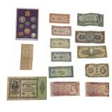 Collectible Foreign Currency and 1970 UK Proof