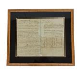 1817 Land Indenture-Ichabod Compton,Cumberland Co.