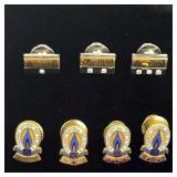 10K & 14K Gold Piedmont Natural Gas Service Pins