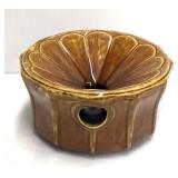 Bennington Glazed Stoneware Spittoon