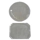Two Art Deco Beveled Mirrors