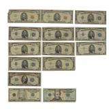 Assorted US Currency, Mixed Notes