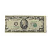 1988-A  $20 Error Note