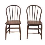 Pair of Hoop Back Side Chairs