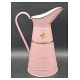 Vintage French Enameled Pitcher
