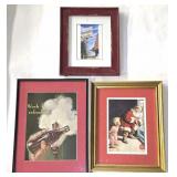 Three Framed Coca-Cola & Sprite Prints