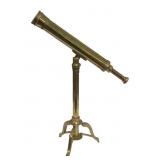 Tabletop Tripod Brass Telescope - Working