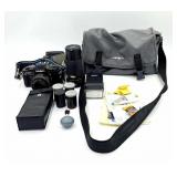 Minolta X-570 Camera w/ Bag & Accessories