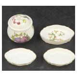 Portmeirion Sugar Jar & Wedgwood Trays