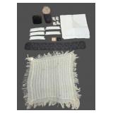 Muff, Buttons, Collars, and Lace