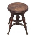Piano Stool w/ Claw Foot Design