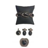 Sterling Jewelry with Onyx Stones